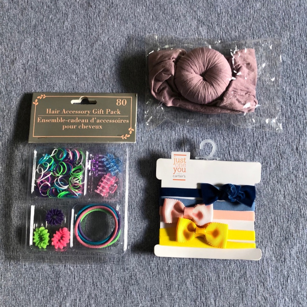 NWT baby girl and young girl hair accessories